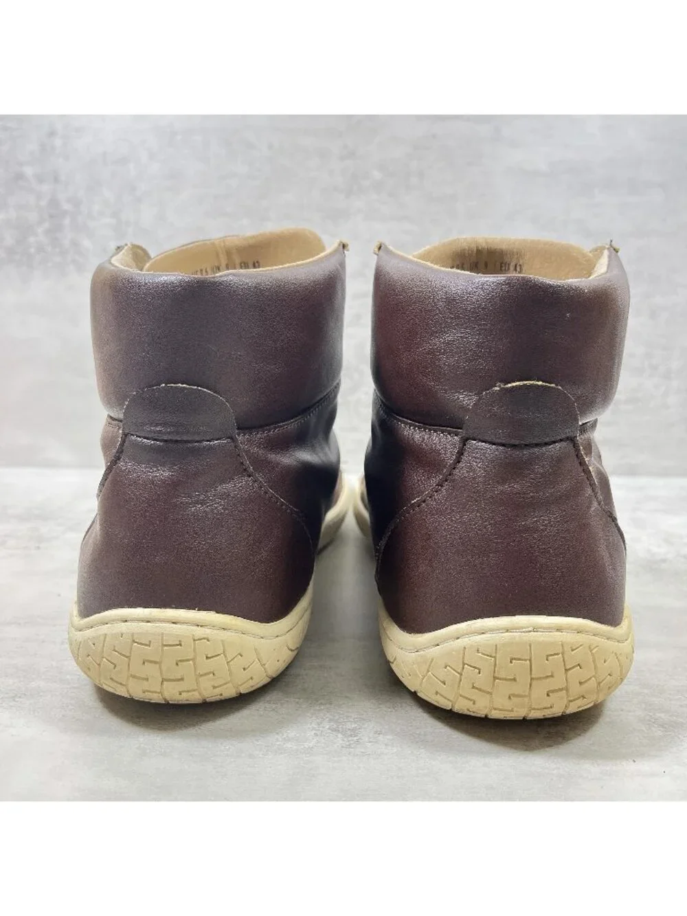 Piloti Apex High Top Leather Driving Sneakers - Men's Size 9.5 - Brown